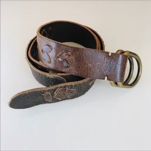 JOOP! Made In Italy Leather Brown Belt M/90